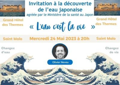 Conférence l'eau originelle à domicile!