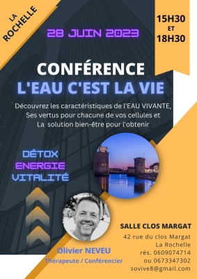 Conférence "L'Eau c'est la Vie"