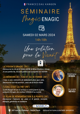 SÉMINAIRE MAGIC ENAGIC