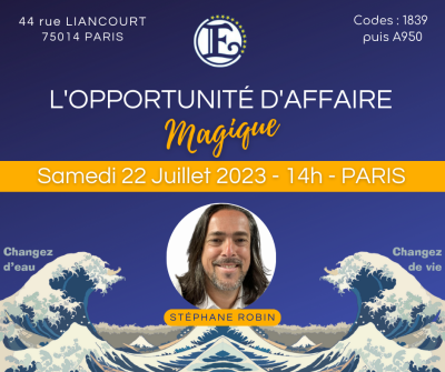 L'OPPORTUNITÉ D'AFFAIRE MAGIQUE